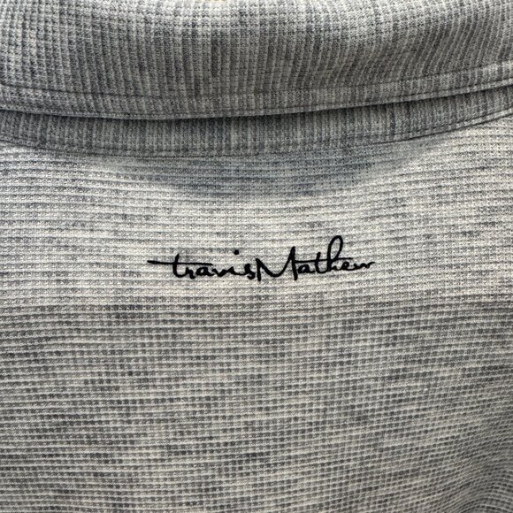 Travis Mathew Long Sleeve Performance Polo Gray XXL - Picture 8 of 13